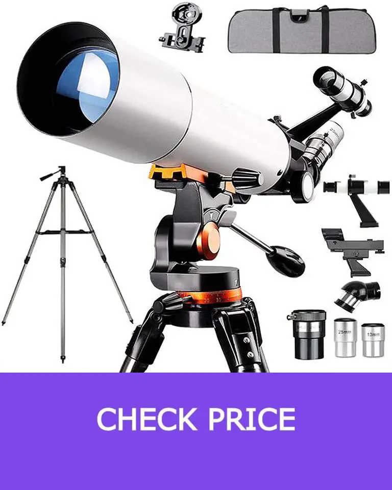 5 Best 80mm Refractor Telescopes for Astrophotography [RANKED]